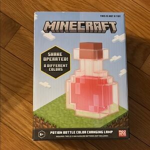 Minecraft Potion Bottle Color Changing Lamp